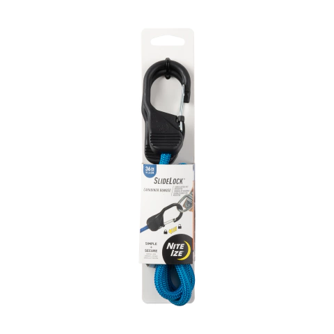 Corda elástica c/ mosquetão Nite Ize SlideLock Carabiner Bungee 90cm
