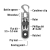 Ferramenta multifuncional Nite Ize DoohicKey Ratchet Key Tool com catraca em aço inox - comprar online