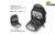 Mochila pequena Nitecore NUP20 preta de materiais têxteis - Crosster | Equipamentos originais e de alta qualidade!