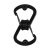 Chaveiro Nize Ize Ahhh... c/ abridor de garrafa em aço inox preto - comprar online