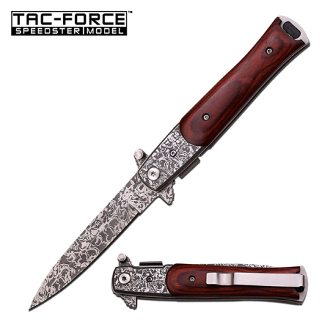 Canivete stiletto Tac Force by Master Cutlery abertura assistida TF-428DMW