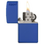 ISQUEIRO ZIPPO LOGO ROYAL BLUE MATTE na internet