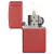 ISQUEIRO ZIPPO RED MATTE LOGO - Crosster | Equipamentos originais e de alta qualidade!