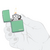 Isqueiro Zippo Classic High Polish Green Logo - Crosster | Equipamentos originais e de alta qualidade!