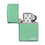 Imagem do Isqueiro Zippo Classic High Polish Green Logo