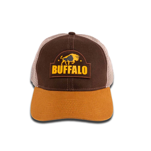 BONÉ INVICTUS BÚFFALO IOWA CARAMELO TAM. ÚNICO