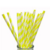 Sorbetes de Polipapel Rayado Amarillo y Blanco x 20u.