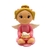 Adorno Porcelana Fria Angel Nena con Paloma Rosa