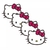 Antifaz Mascara Hello Kitty x 10u. - comprar online