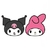 Antifaz Mascara Kuromi x 10u.