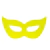 Antifaz Neon Fluo Amarillo x 10u.