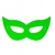 Antifaz Neon Fluo Verde x 10u.