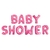 Globos Metalizado Set Rosa Baby Shower