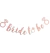 Banderin Bride to Be Rosa Gold x 1u.