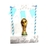 Cake Topper con Banderin Copa del Mundo