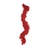 Boa Hilo Roja 1.50cm