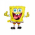 Globo Metalizado Silueta Bob Esponja 58cm