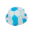 Gorro Sombrero Bombin Pelota Futbol Celeste y Blanca Argentina