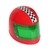 Casco de Carrera Rojo