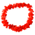 Collar Hawaii Hula Flores Rojo