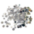 Confetti Circulos y Estrellas Plateado x 15gr
