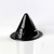 Cono Sombrero Bruja Plastico Negro