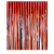 Cortina Cristal Halloween Naranja