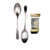 Cuchara Postre Plastico Plata x 20u.