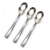 Cuchara Postre Plastico Plata x 12u.