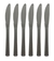 Cuchillo Plastico Plata x 20u. - comprar online