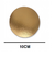 Disco Carton Laminado Dorado 10cm x 10u.