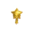 Globo Metalizado Estrella 5" - comprar online