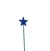 Adorno Estrella Mini Palito Gibre Azul Metal x 1u.
