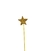 Adorno Estrella Mini Palito Gibre Dorado Metal x 1u.