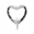Globo Metalizado Corazon 10" - comprar online