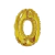 Globo Metalizado Dorado 16" 40cm Numero - comprar online