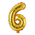 Globo Numero Dorado 30" 70cm - comprar online