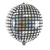 Globo Metalizado Forma Bola de Espejos Plata 4D 24"