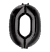 Globo metalizado Negro 32" 80cm - comprar online