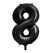 Globo metalizado Negro 32" 80cm - tienda online