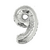 Globo Numero Plateado 30" x 70cm - tienda online