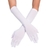 Guantes Dama Charleston Blancos 45cm