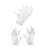 Guantes Blancos de Tela Corto Lycra