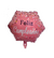 Globo Metalizado Hexagono Feliz Cumpleaños Rosa 18"