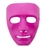 Mascara Careta Rigida Hip Hop Lisa Magenta Rosa