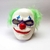 Careta Mascara Plastica Clown Con Pelo