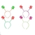 Vincha Fluo Resorte Signo Pesos x 4u. MOLDINPLAST