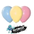 Globo Pastel Globox 5" x 50u. Surtido