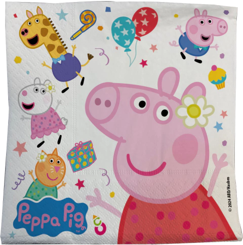 Servilleta impresa Peppa Pig (20 Serv)