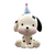Adorno Porcelana Fria Perro con Bonete 10cm - comprar online